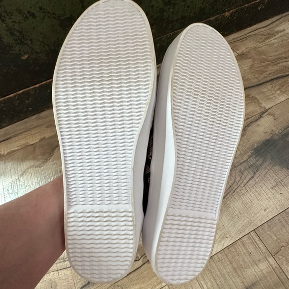 NWOB Rebecca Minkoff Sloane Lace Boat Shoes Black White size 7 Vacation - Picture 6 of 9